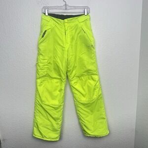 Champion‎ C9 Youth Size L 12-14 Neon Yellow Insulated Winter Pants Venture Dry